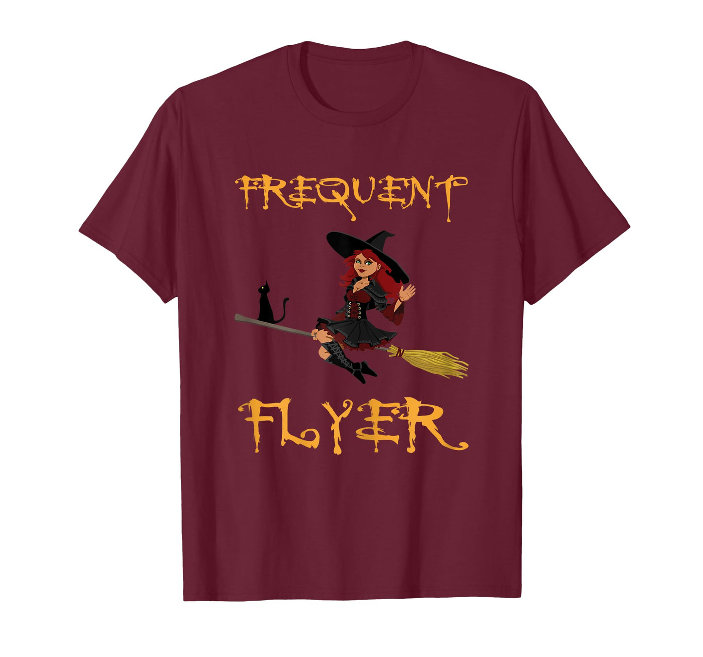 Frequent Flyer Halloween Witch | Luxury Nomad - World Travel T-Shirt