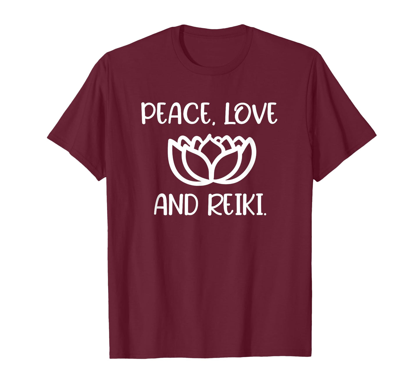 Lotus Peace Love Reiki T-shirts. Cool Style Tees T-Shirt