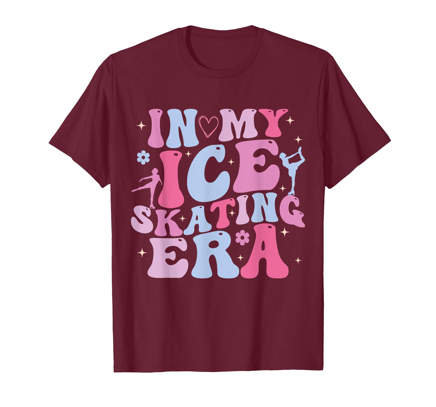 In My Ice Skating Era Groovy Funny Ice Skater T-Shirt