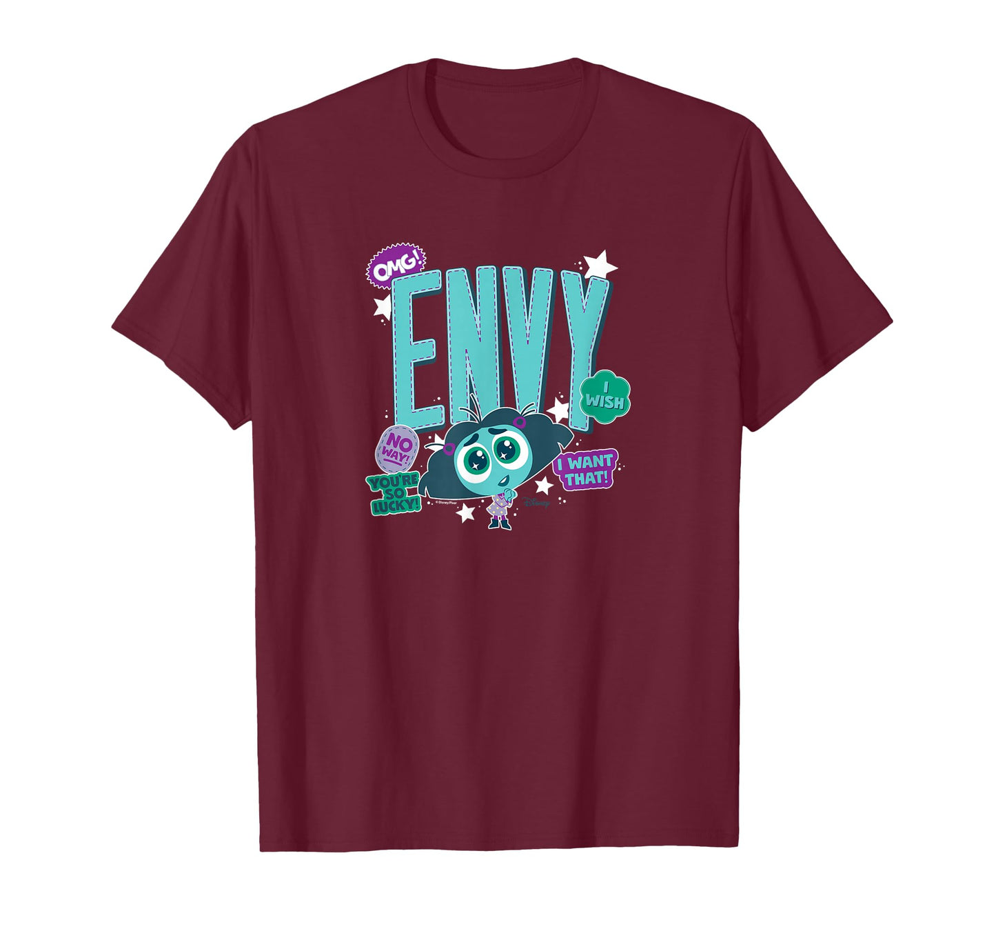Inside Out 2 - Envy OMG I Want That I Wish No Way T-Shirt