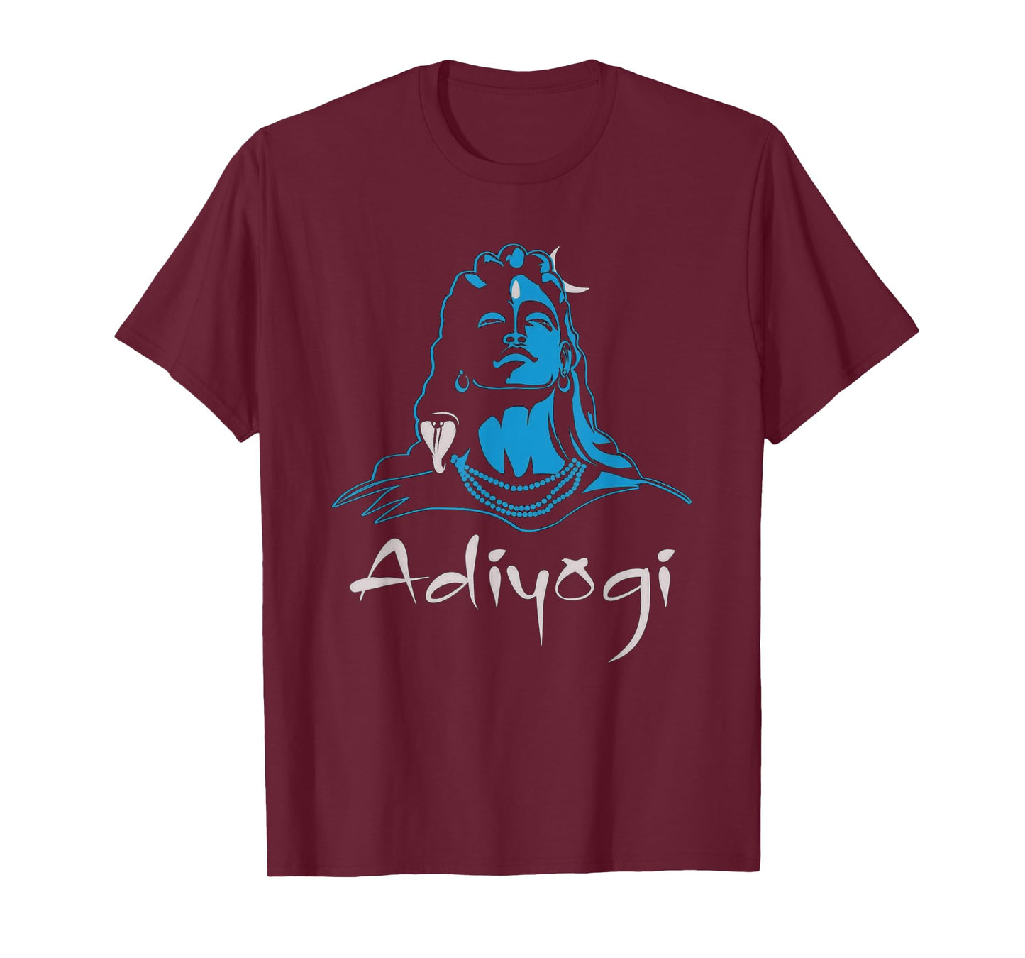 Lord Shiva Hindu God Adiyogi Yoga Meditation Design T-Shirt