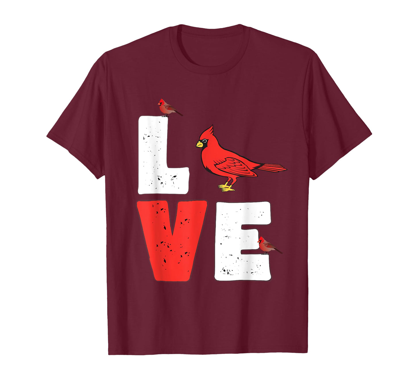 Love Cardinal women Shirt Cardinal Lover men, kids and girls T-Shirt