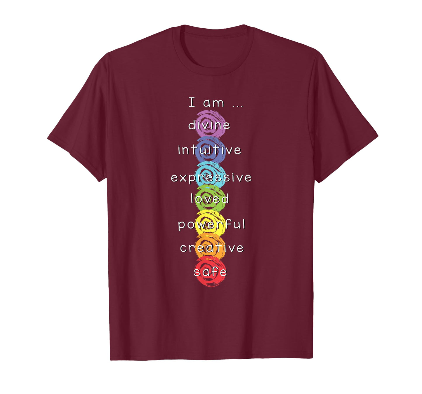 7 Chakras Namaste Meditation Yoga T-Shirt