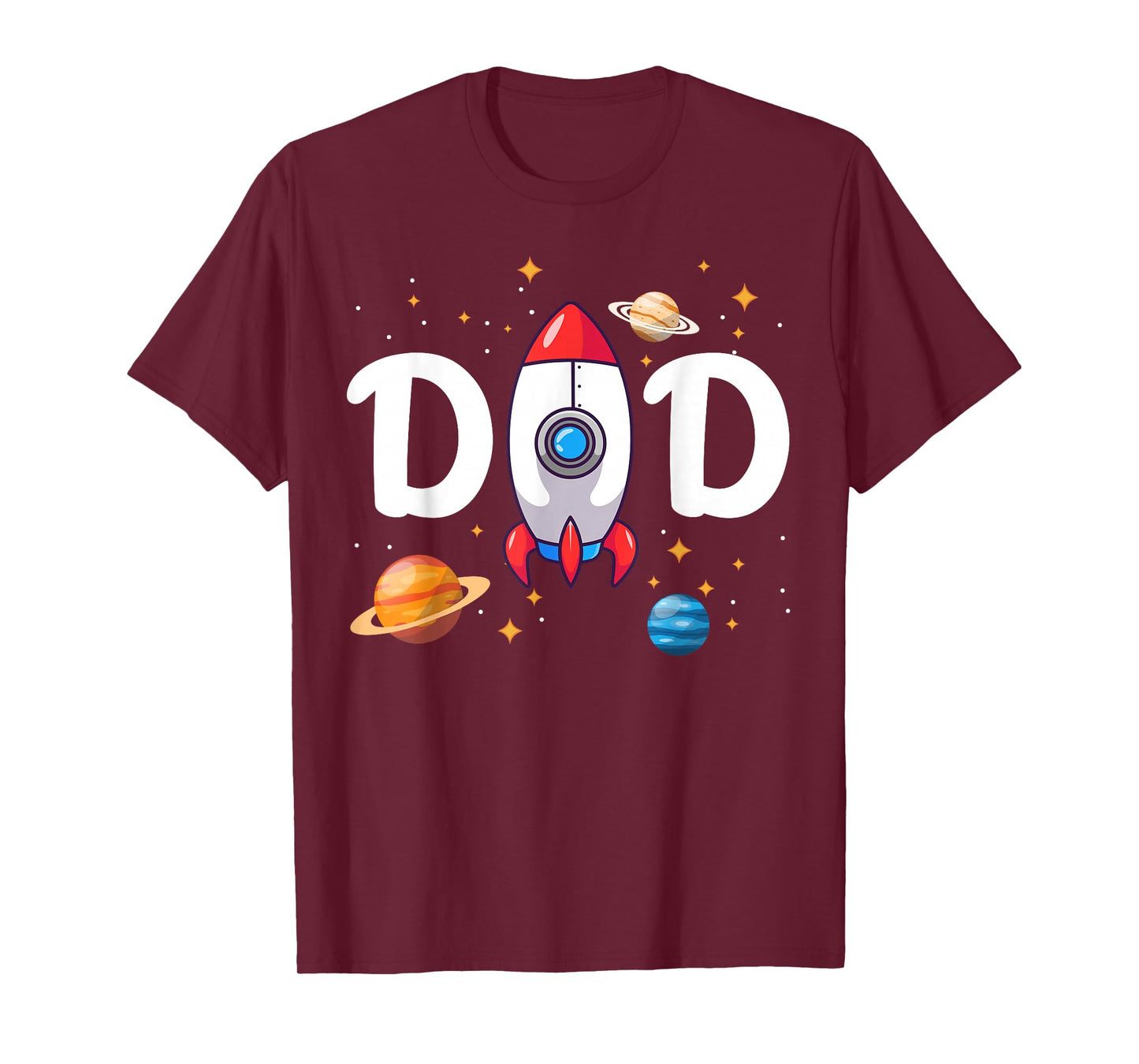 Dad of The Birthday Boy Space Astronaut 1st Birthday Family T-Shirt