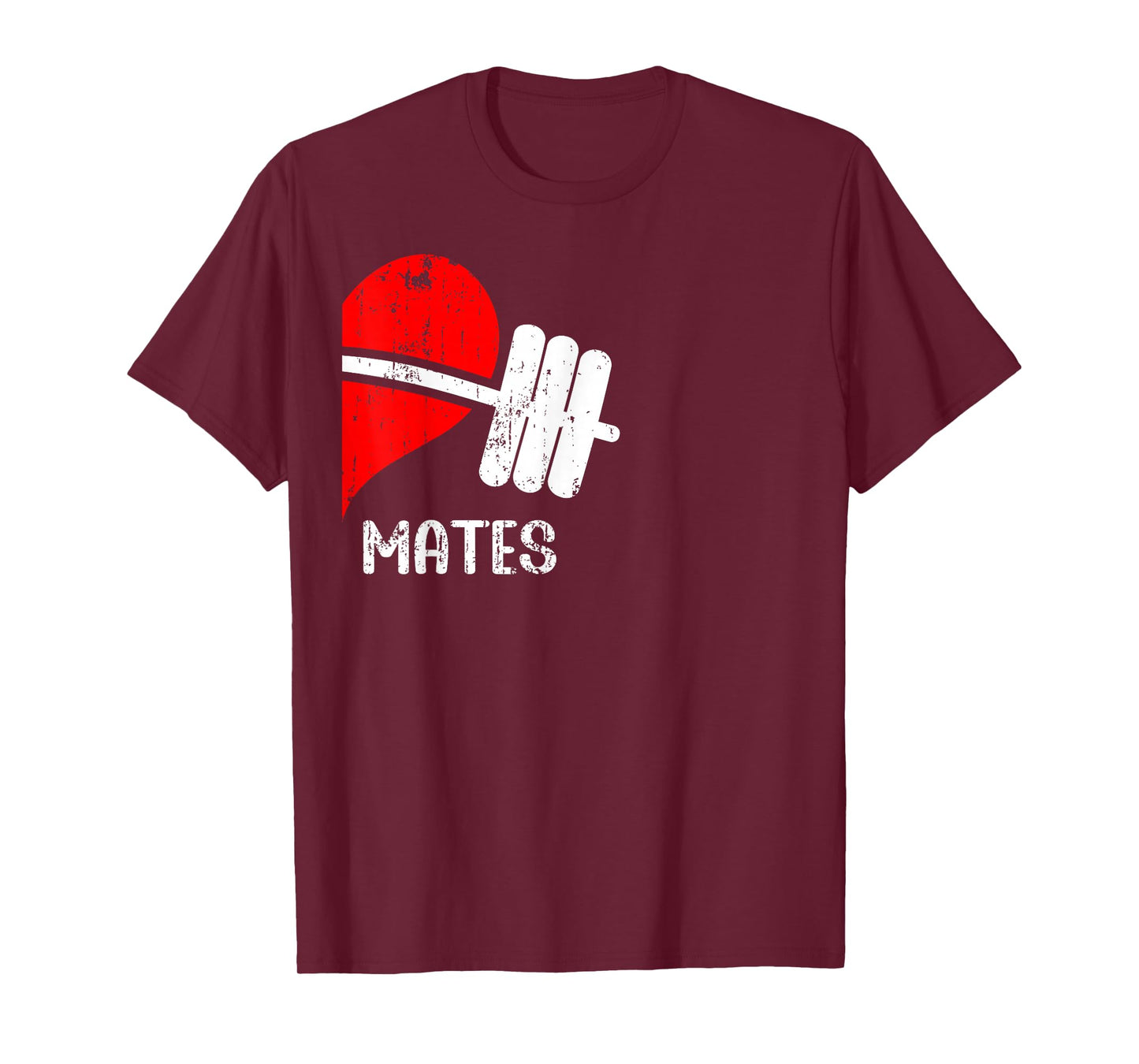 Swole Mates Couples Matching Gym Funny Tee Weightlifting T-Shirt