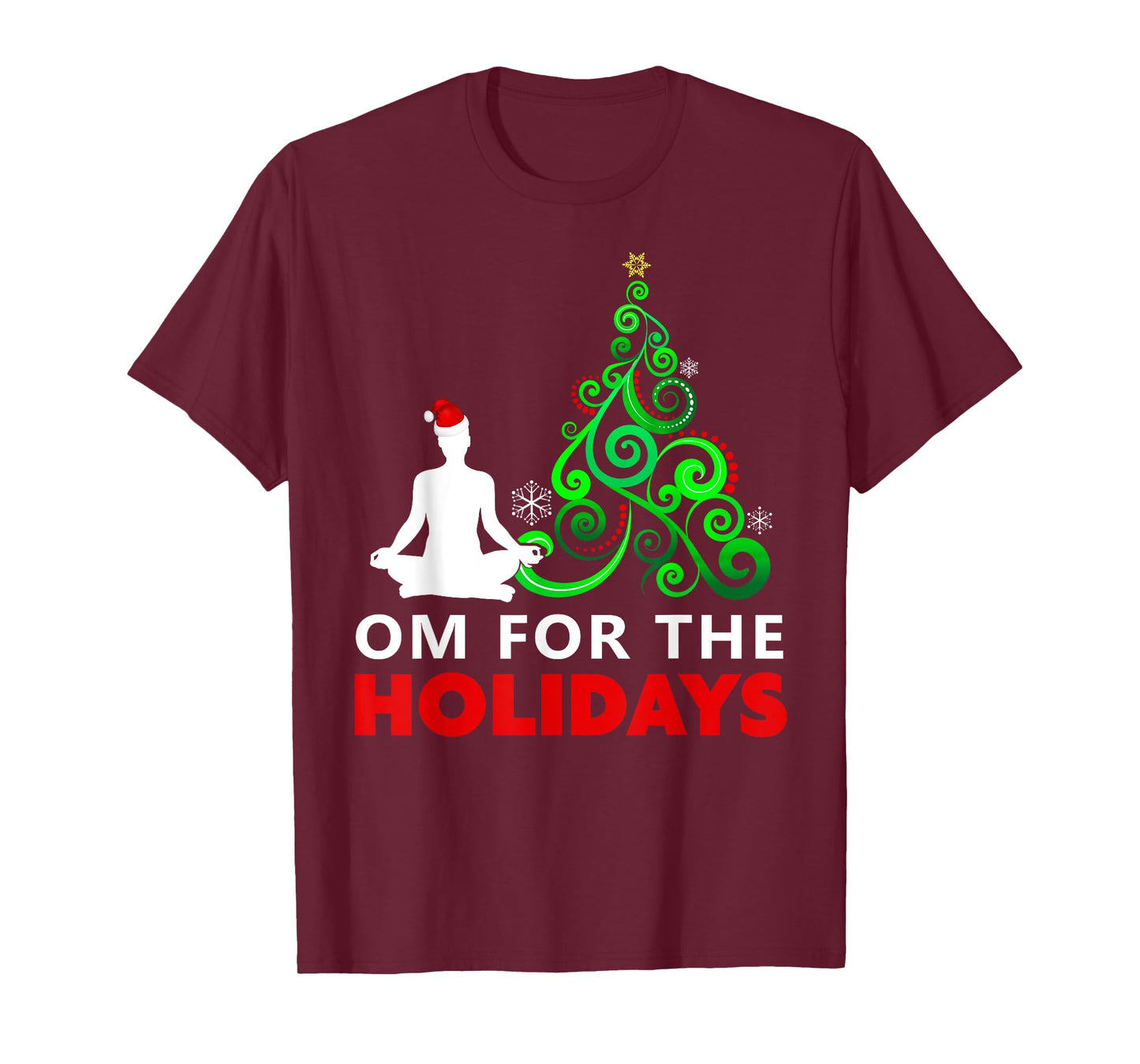Yoga Christmas Shirt - Om for the Holidays