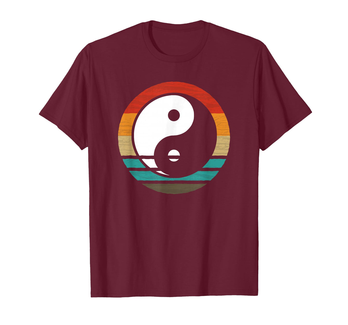 Yin Yang Retro Style Vintage T-Shirt