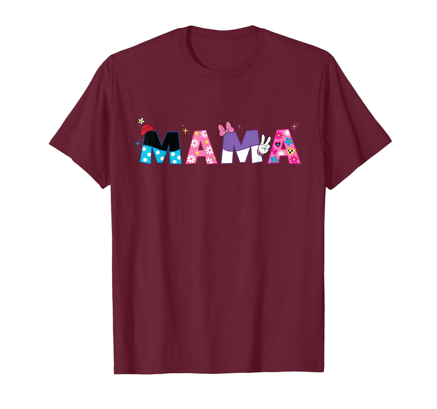Disney Mickey Mouse and Friends Mama Mother's Day Birthday T-Shirt
