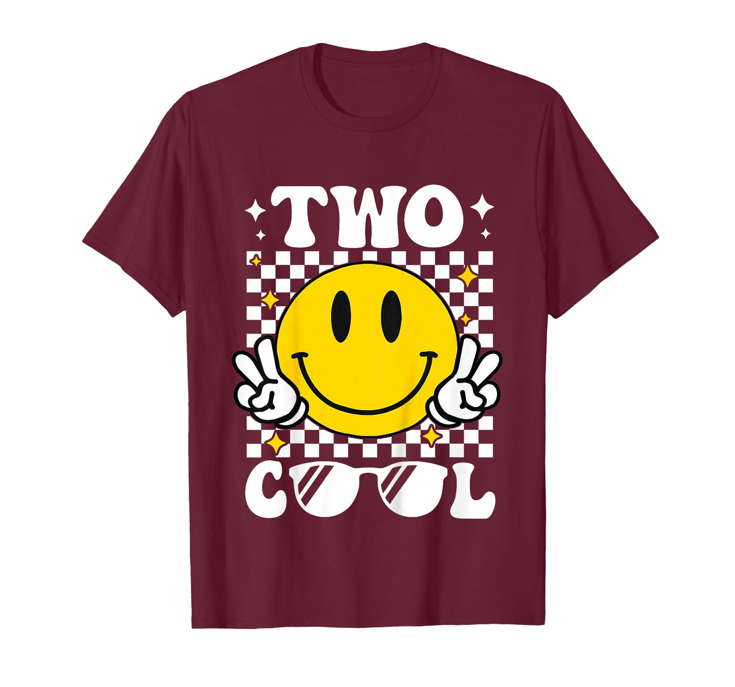 Kids Two Cool 2 Years Old Birthday For Boy Birthday Party Boys T-Shirt
