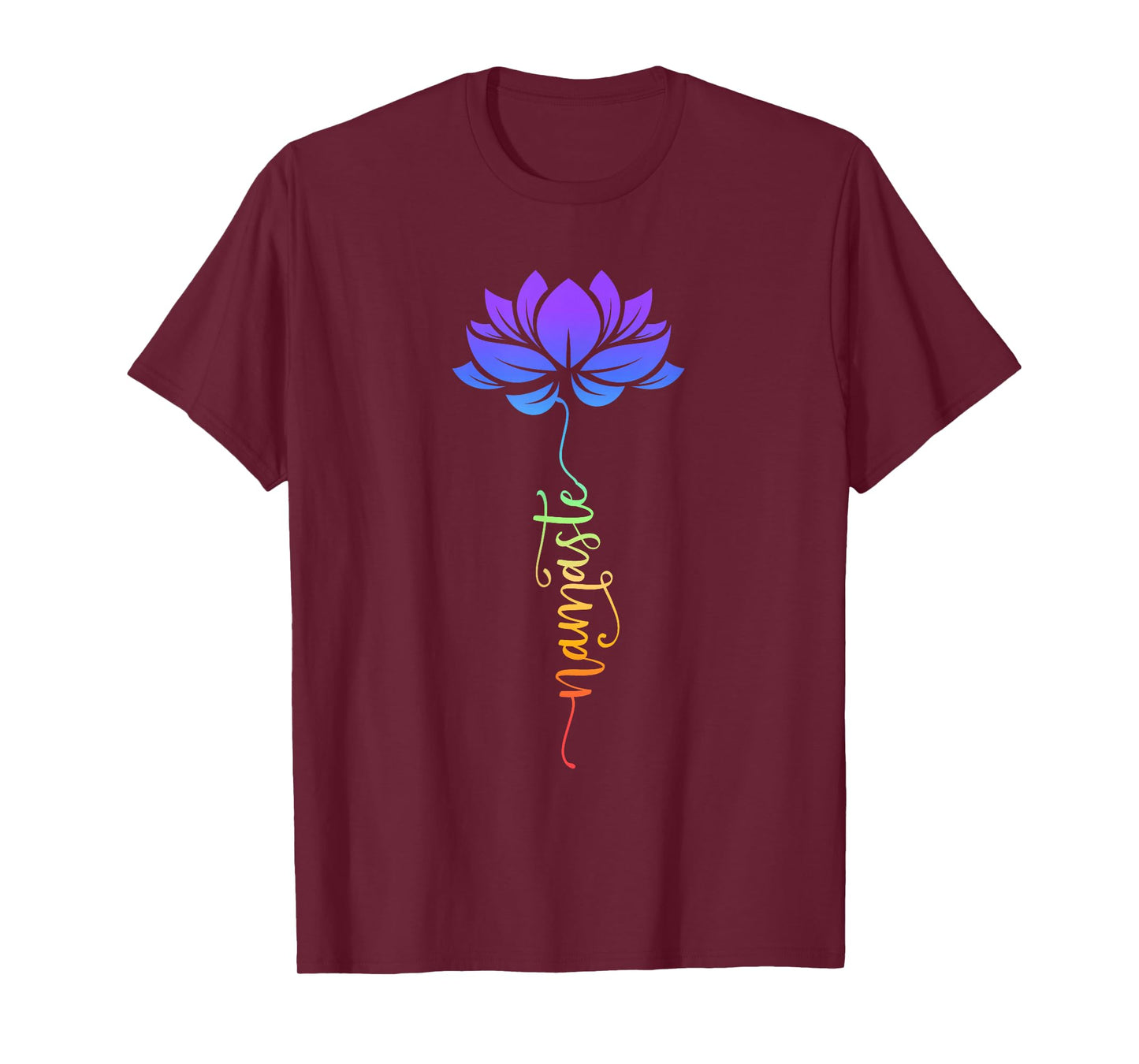 Namaste Lotus Flower Meditation Yoga T-Shirt