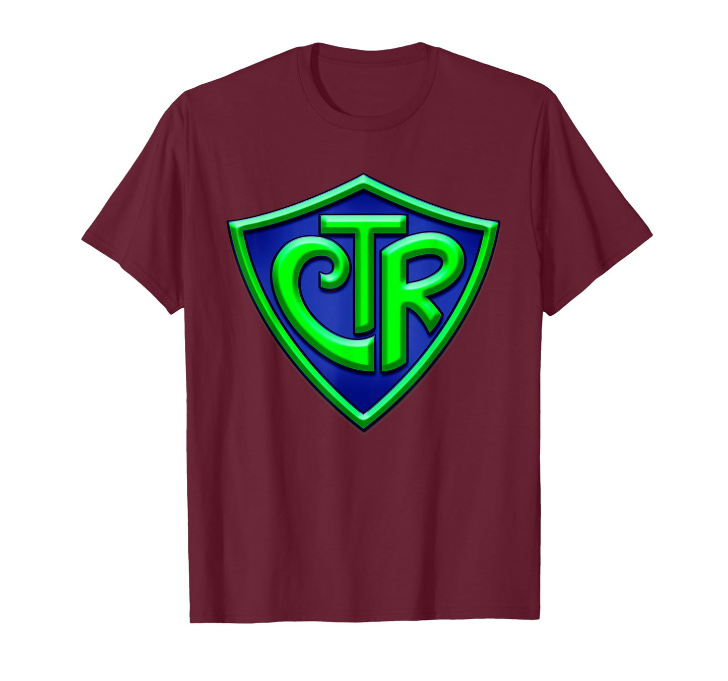 CTR - Choose The Right LDS Mormon T-Shirt - Green/Blue T-Shirt