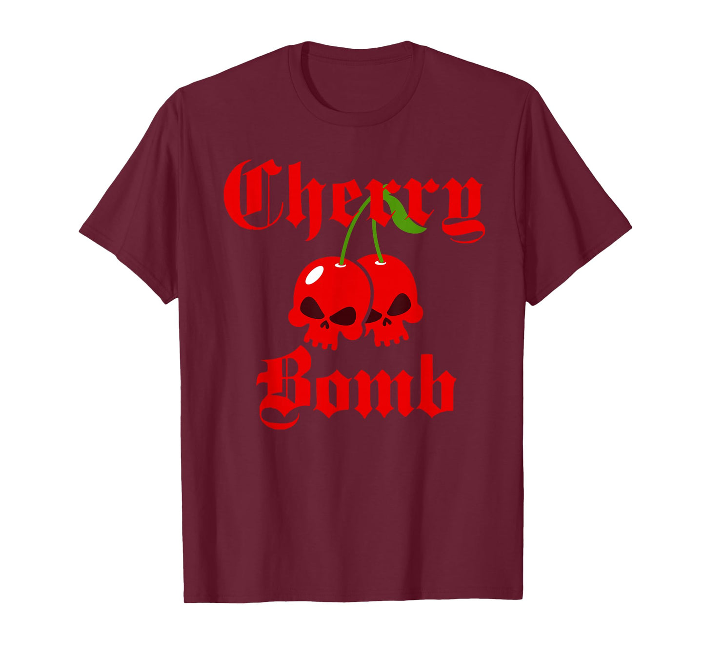 Old English Cherry Bomb Skulls T-Shirt