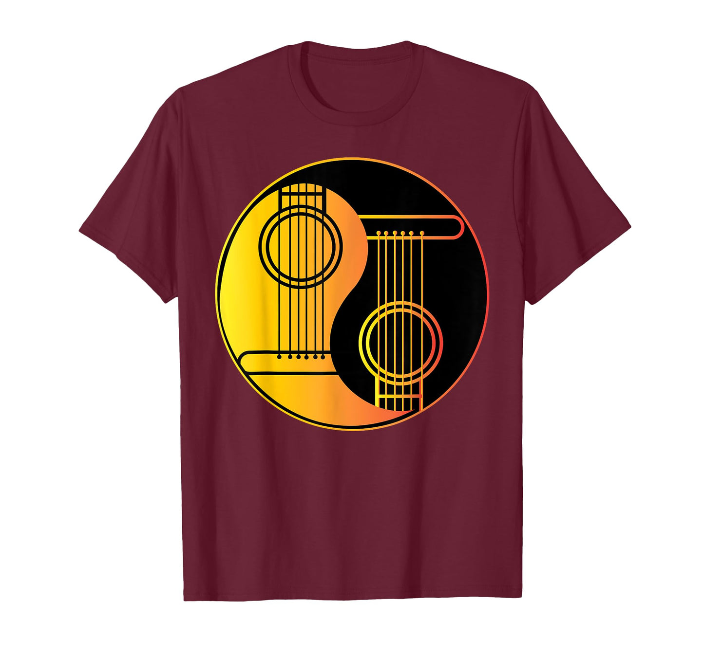 Yin and Yang Guitar | T-Shrit for Guitarist T-Shirt