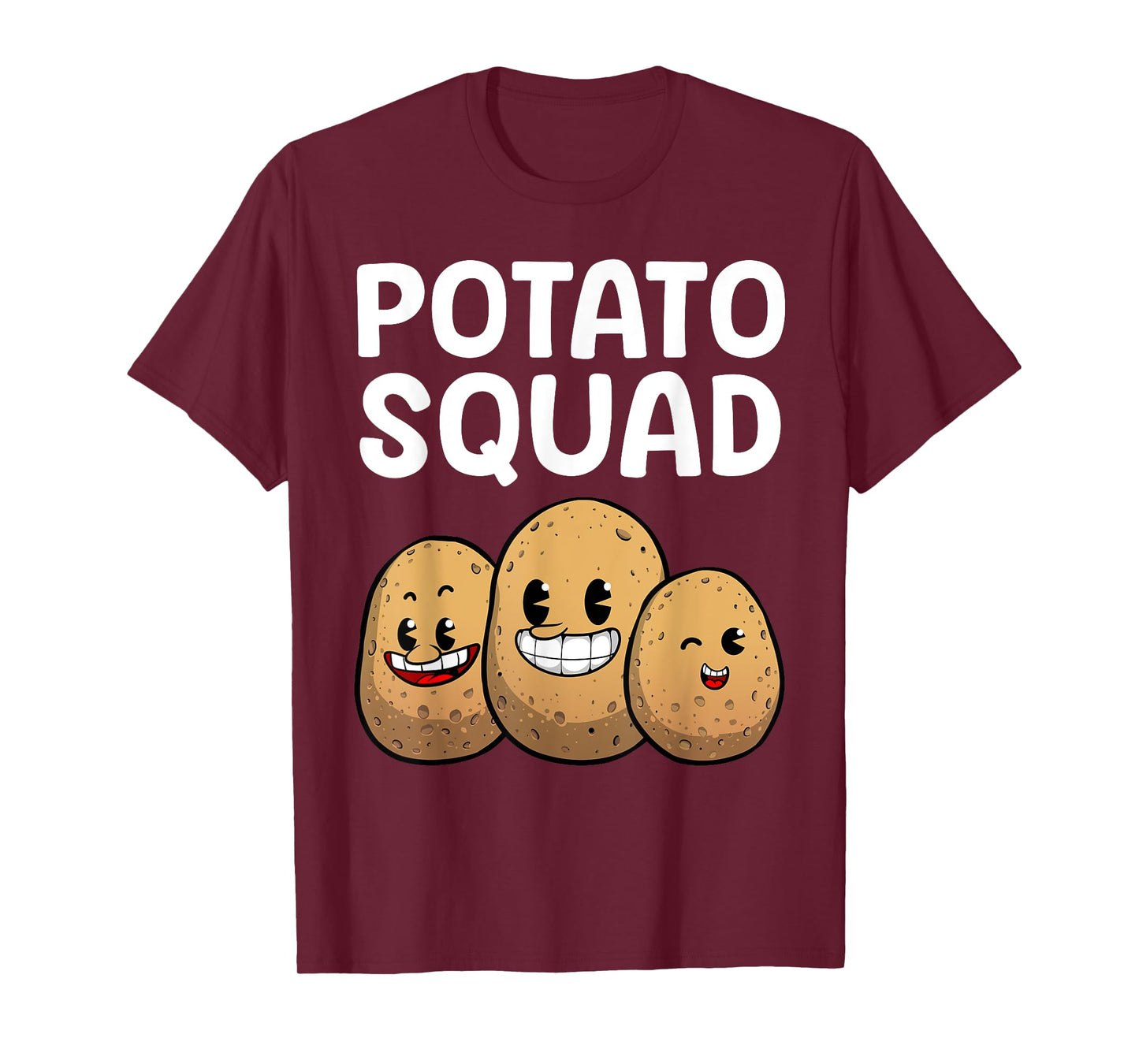 Cute Potato Novelty For Men Women Kid Adult Gag Potato Lover T-Shirt