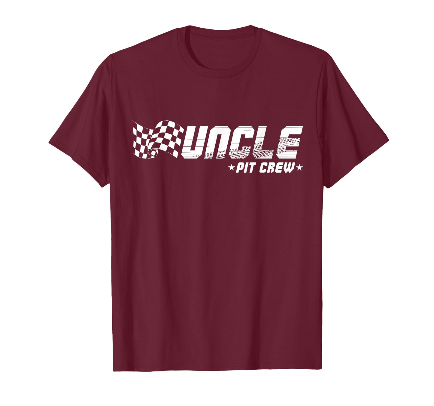 Uncle Pit Crew Race Car Birthday Family Racing T-Shirt
