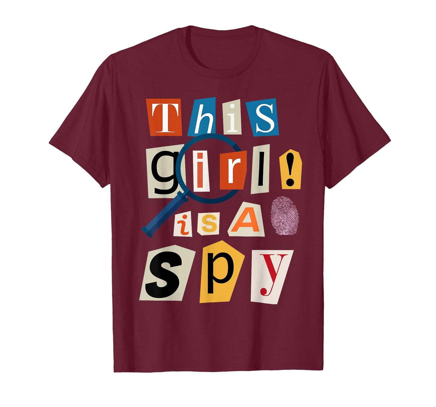 This Girl Is A Spy Funny Detective Costume Secret Agent T-Shirt