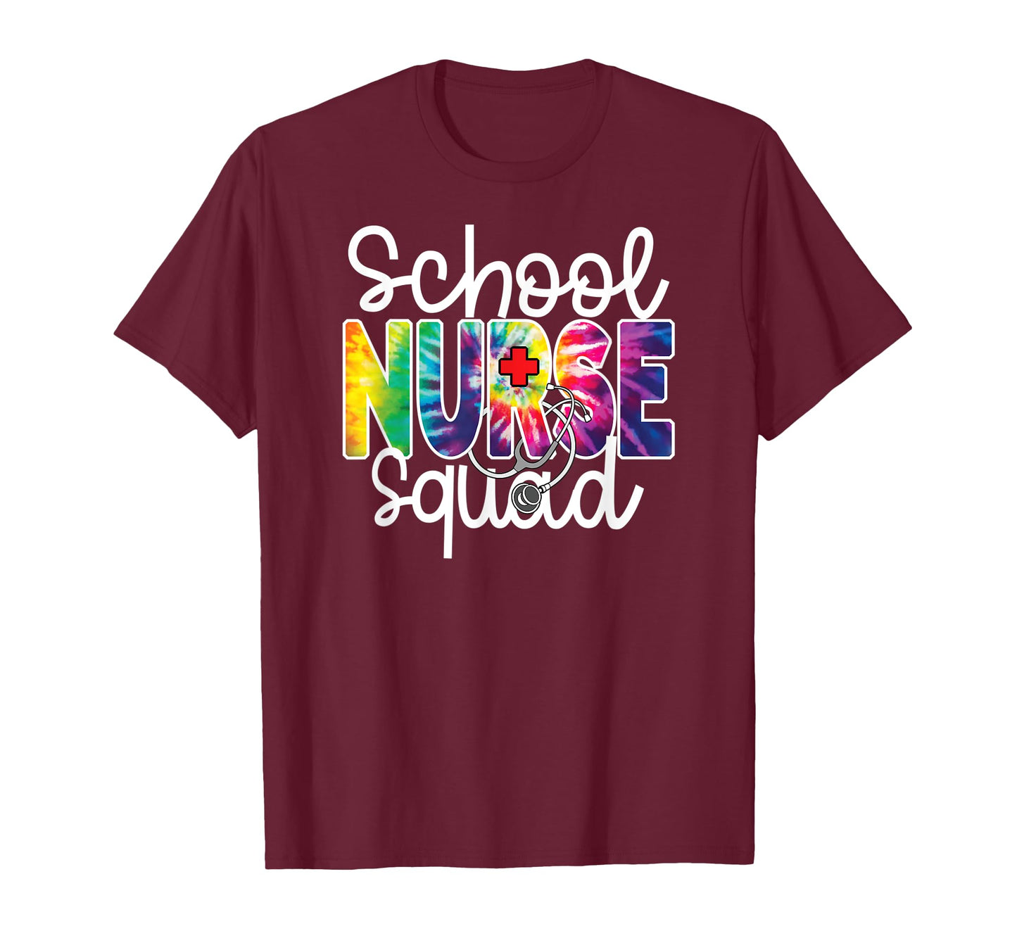 School Nurse Squad Tie Dye Appreciation Day Happy Nurse Team T-Shirt
