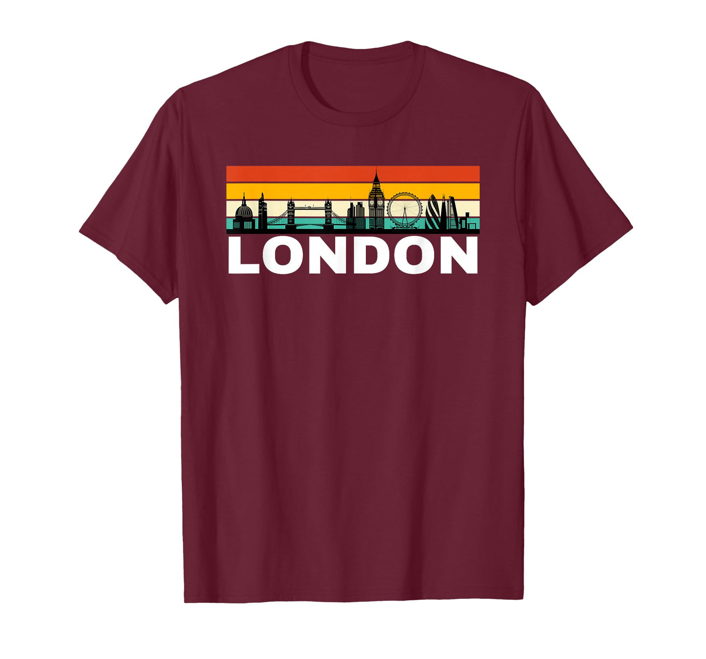London City England United Kingdom UK Souvenir Travel Retro T-Shirt