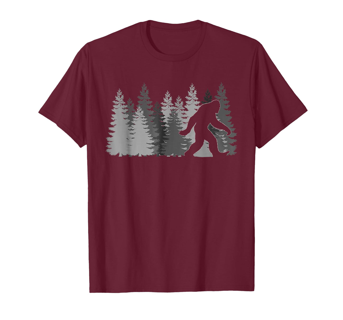 Vintage Bigfoot Sasquatch Gifts Father Day BigFoot Walking T-Shirt