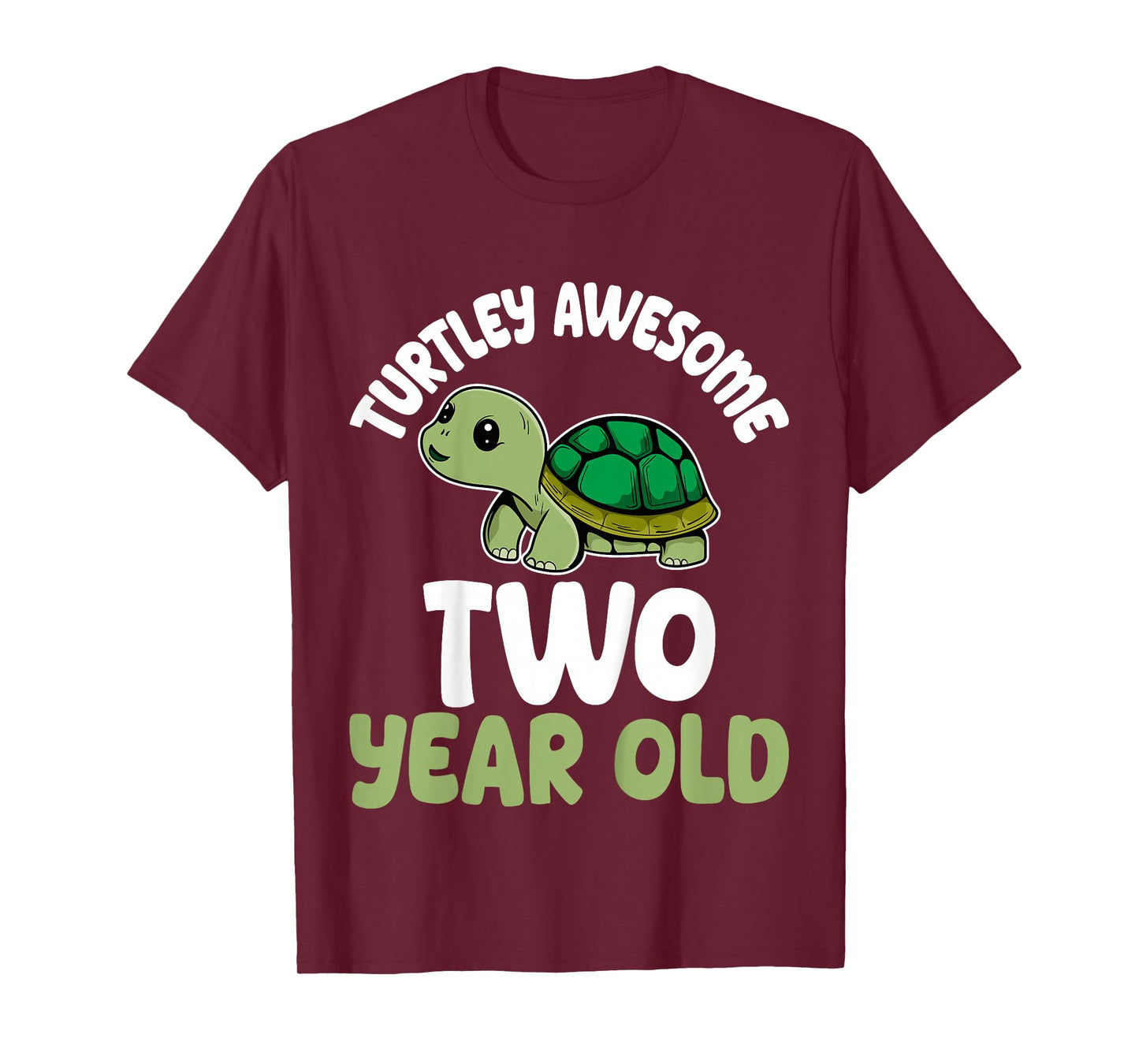 Turtley Awesome Two Years Old 2nd Birthday Party Turtle Kids T-Shirt
