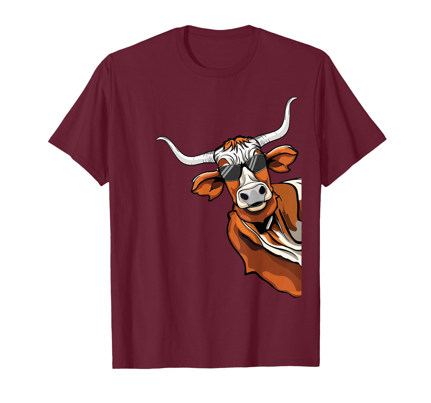 Longhorn Cow Lover Cool Cow Kids Longhorn Cow T-Shirt