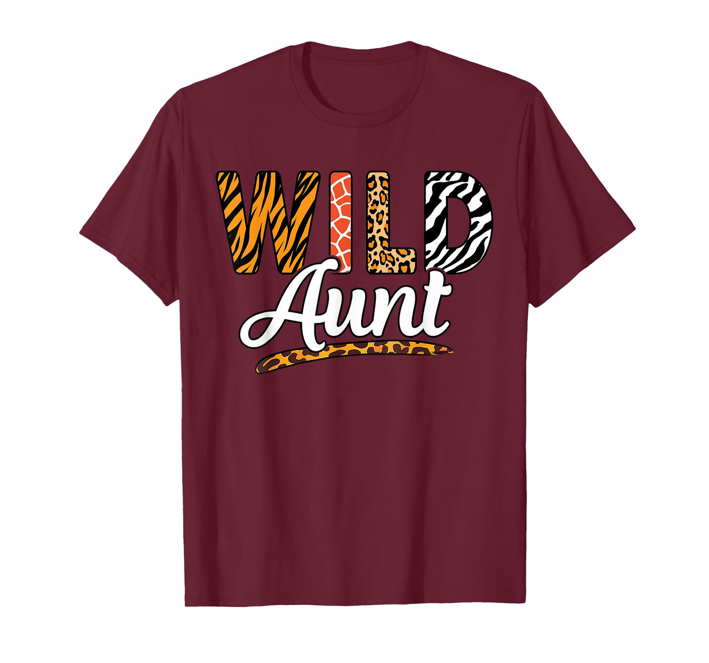 Wild Aunt Zoo Birthday Safari Family Jungle Wildlife Animals T-Shirt