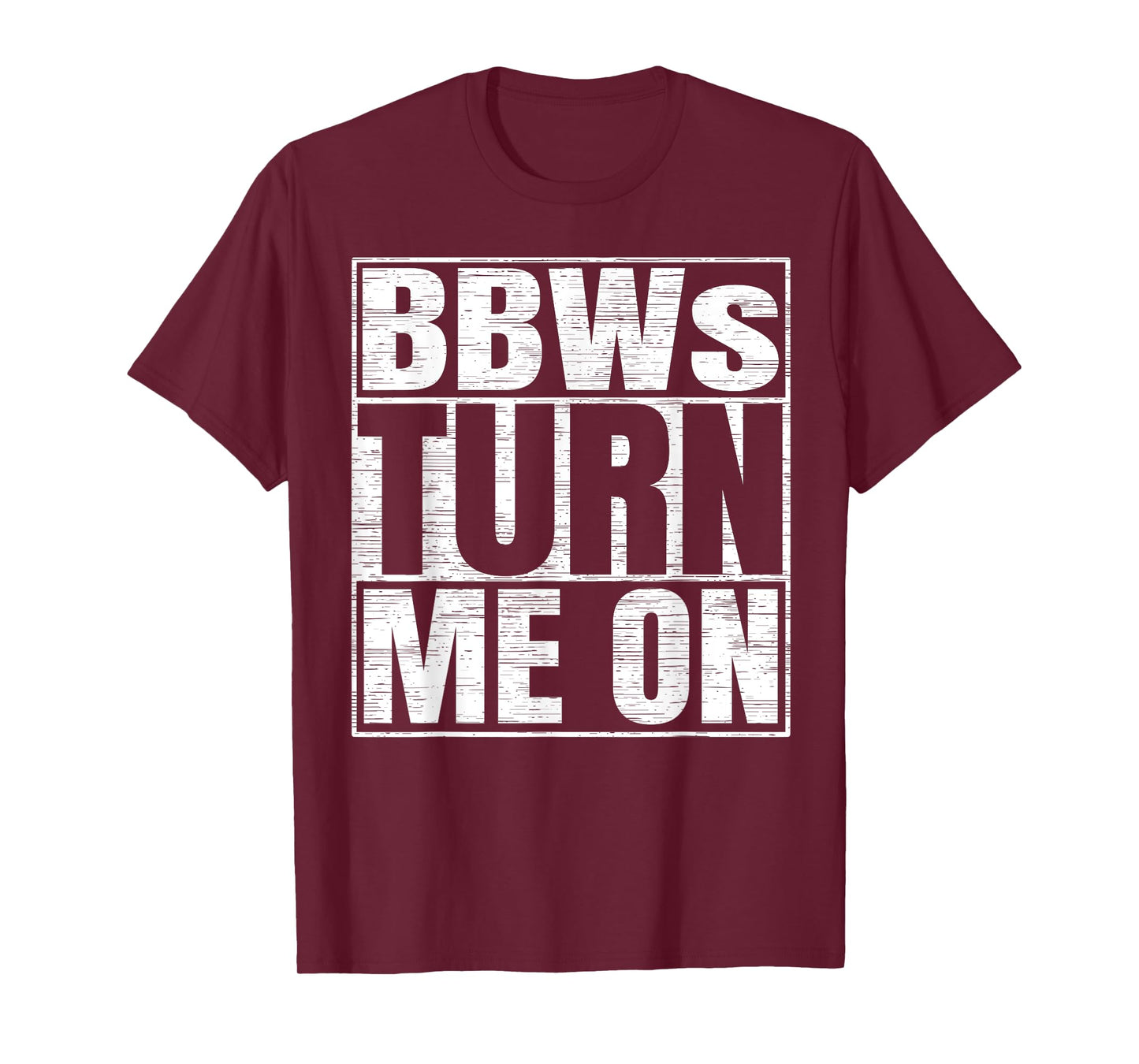 BBWs Turn Me On Funny Adult Humor BBW Lovers T-Shirt
