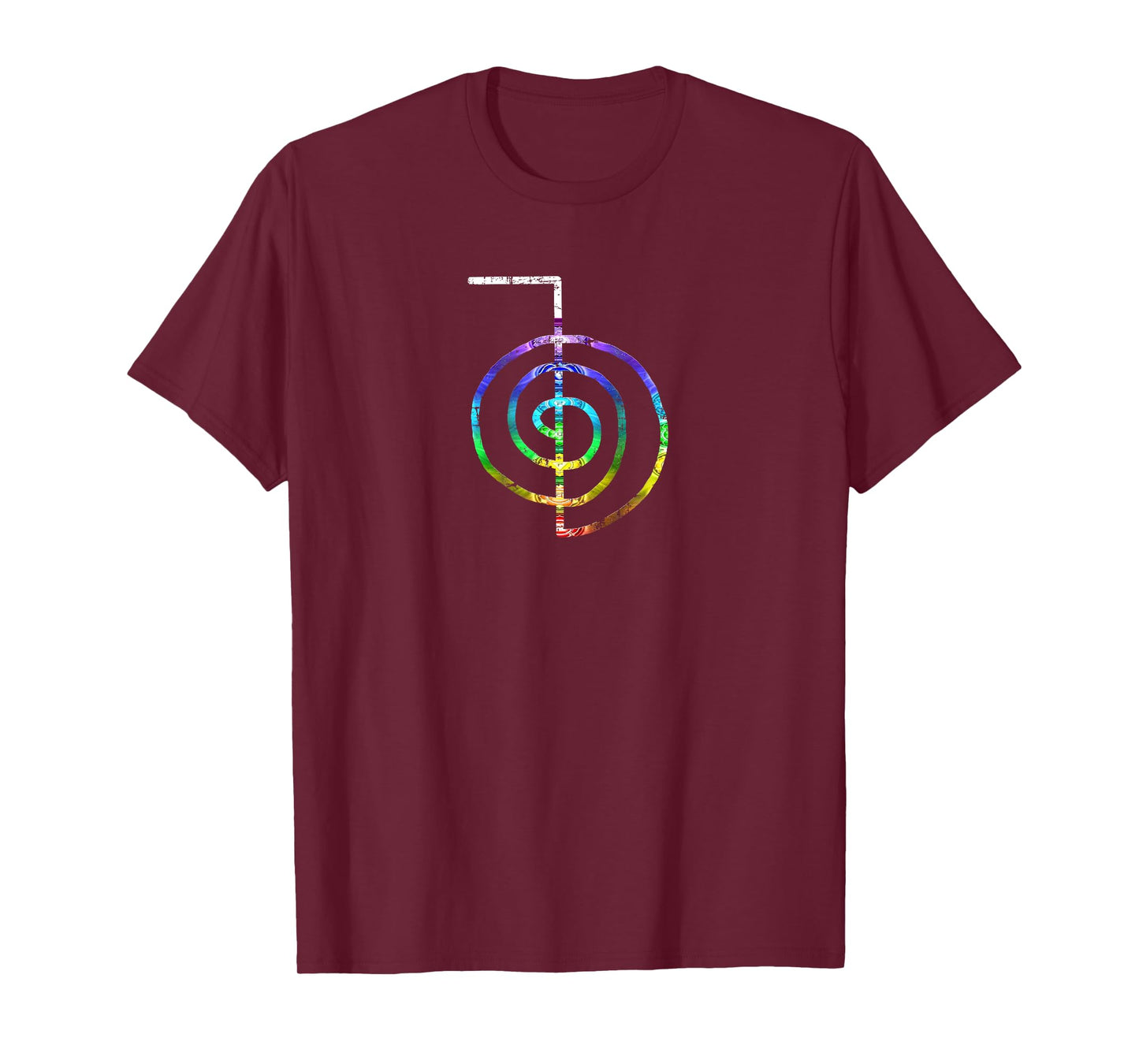Reiki T-Shirt Reiki Symbol Choku Rei Shirt Chakra colors T-Shirt