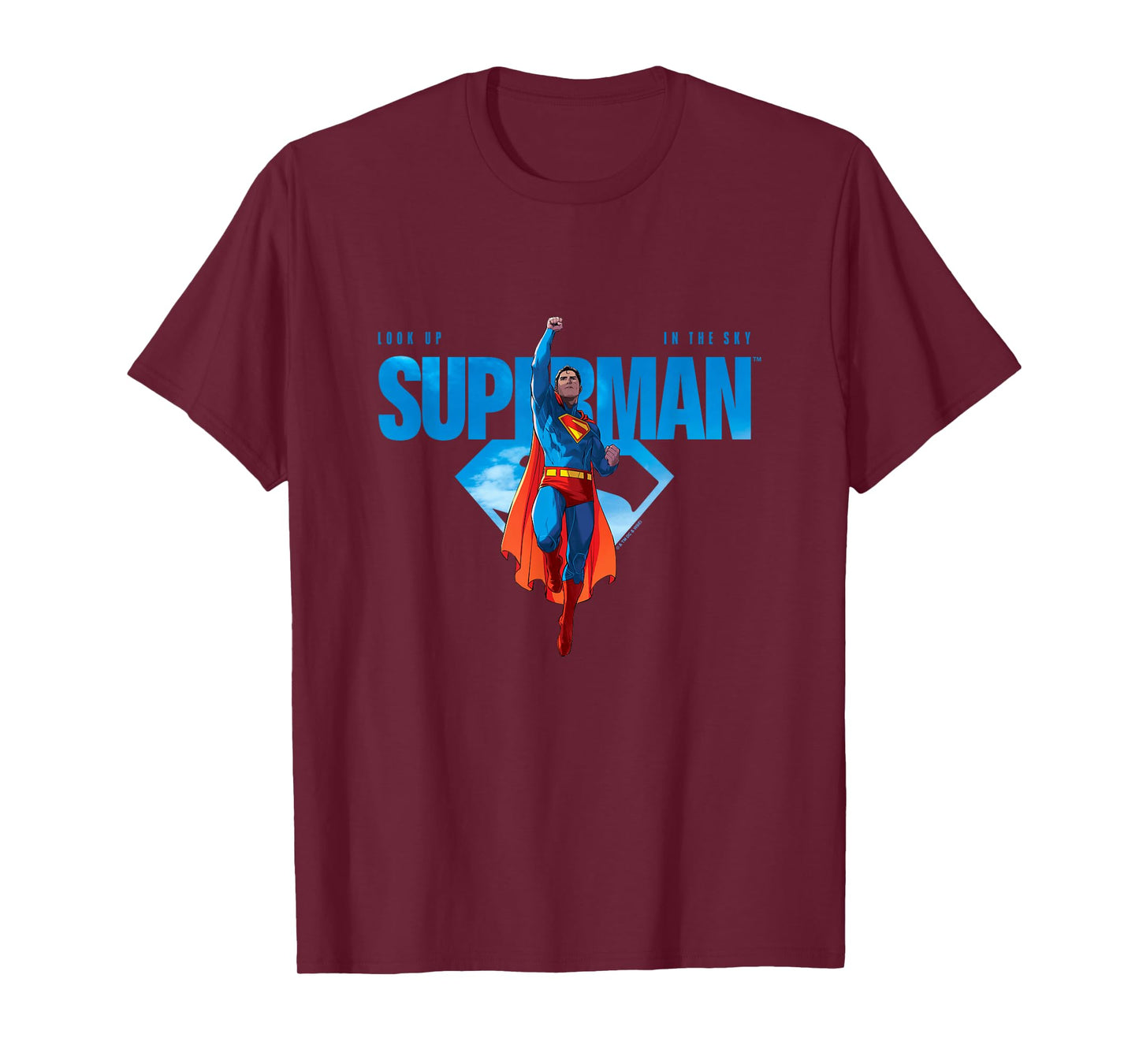 Superman (2025) Look Up In The Sky Superman Logo T-Shirt