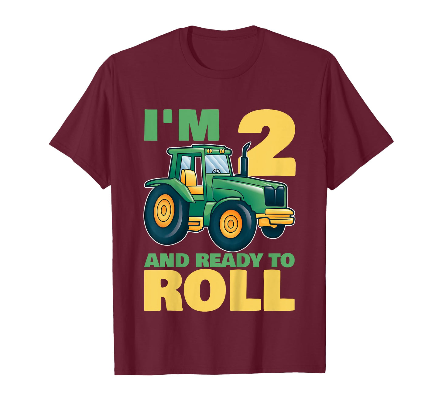 Tractor Birthday Shirt 2 - 2nd Birthday Tractor Shirt T-Shirt