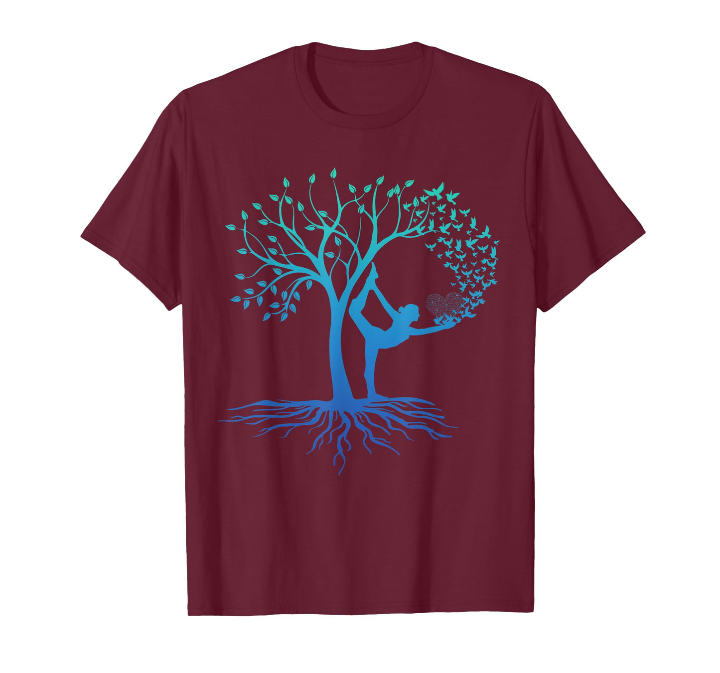 Yoga Woman With Tree Of Life Beautiful Yoga T-Shirt
