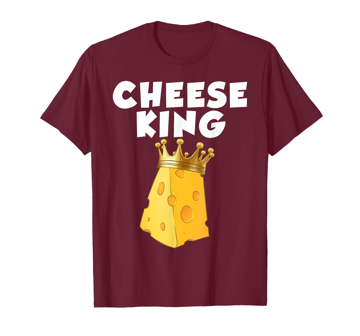 Funny Cheese Design For Men Boys Dairy Food Cheese Lover T-Shirt