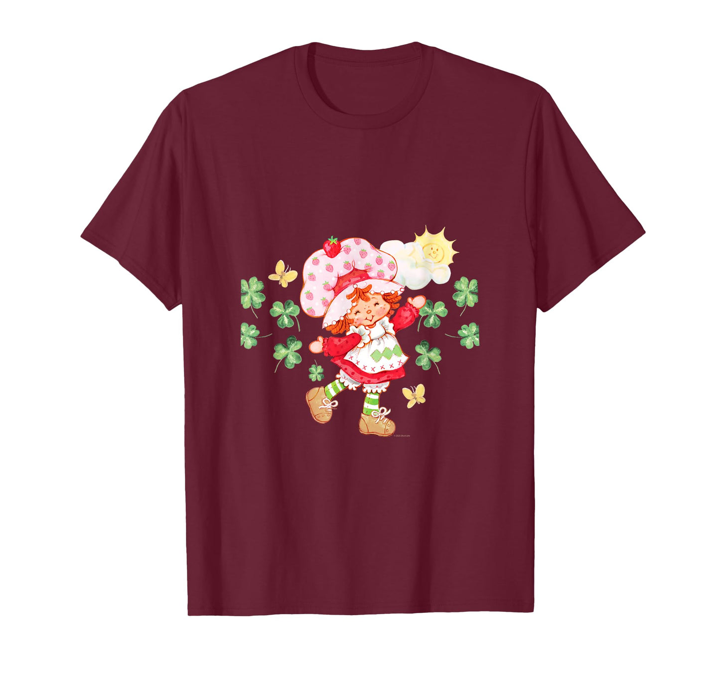 Strawberry Shortcake Lucky Clover St. Patrick's Day T-Shirt