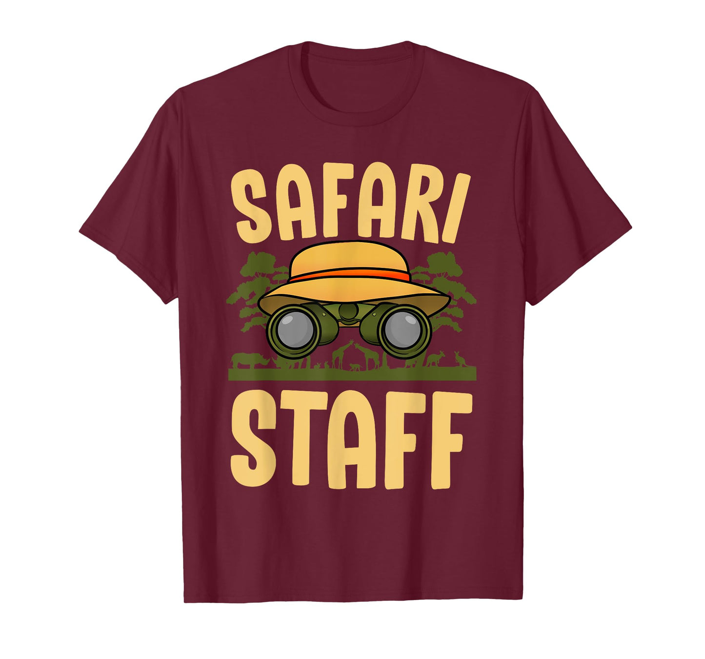 Safari Staff Art For Men Women Zookeeper Costume Zoo Jungle T-Shirt