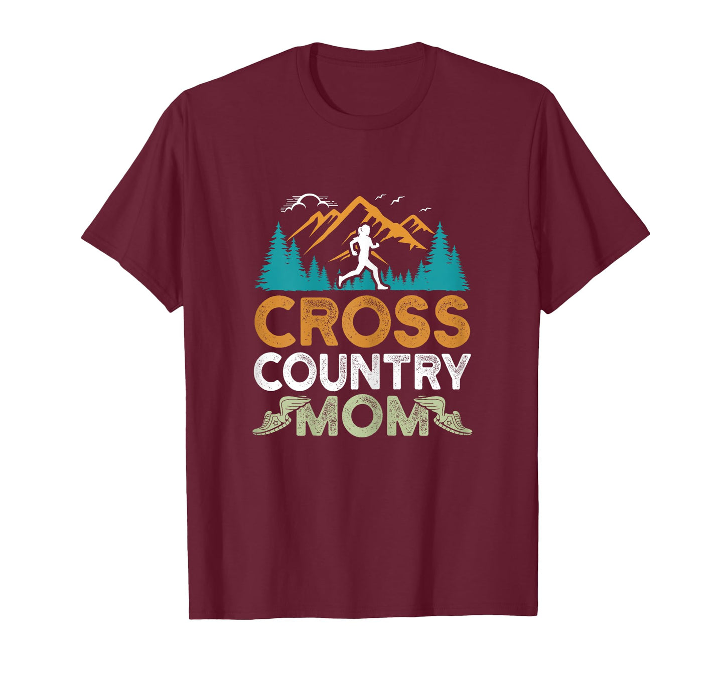 XC Runner Mom Mother's Day Cross Country Mom T-Shirt