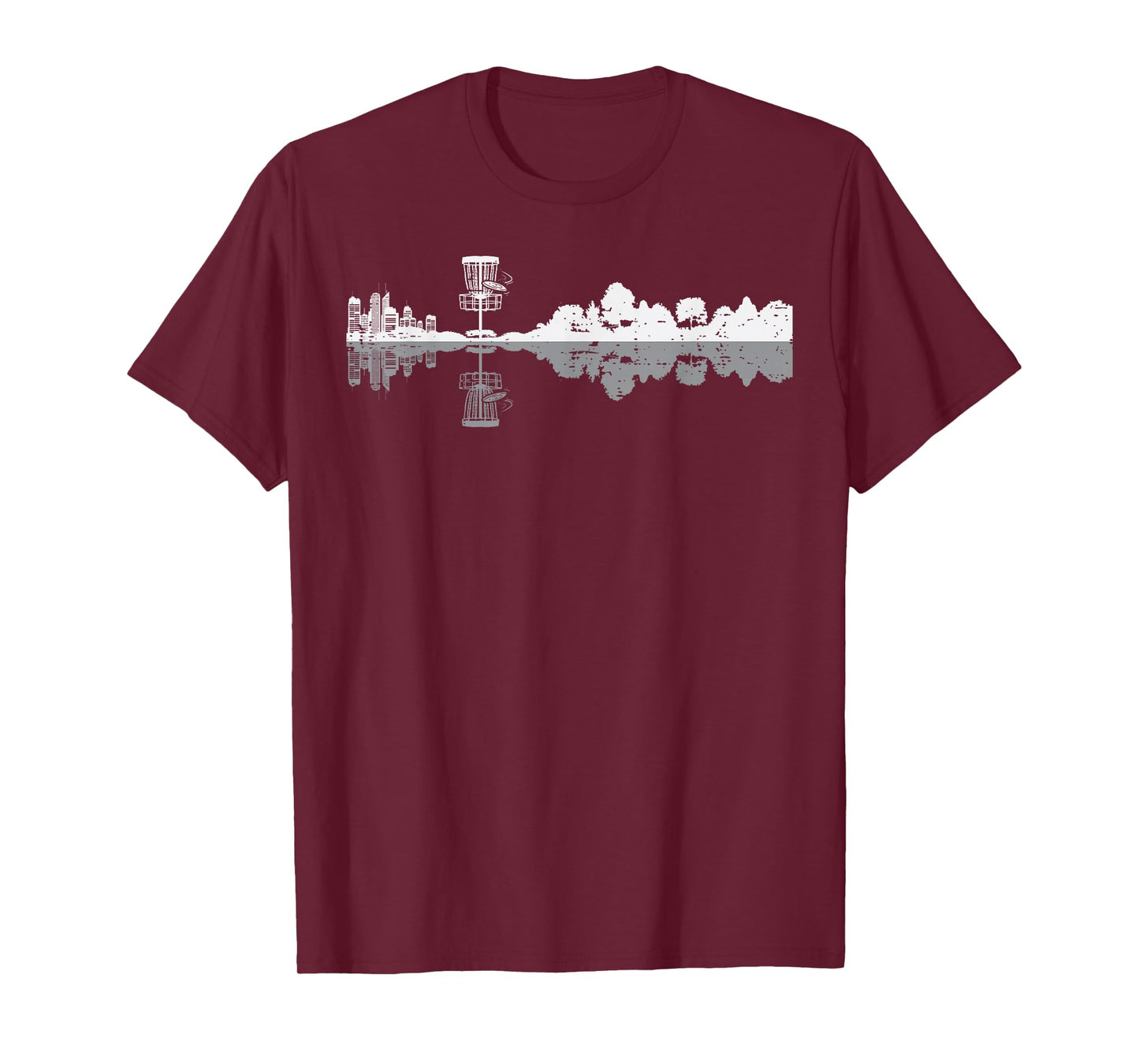 Disc Golf Trees Landscape Frisbee Golfer Frolf Men Women Kid T-Shirt