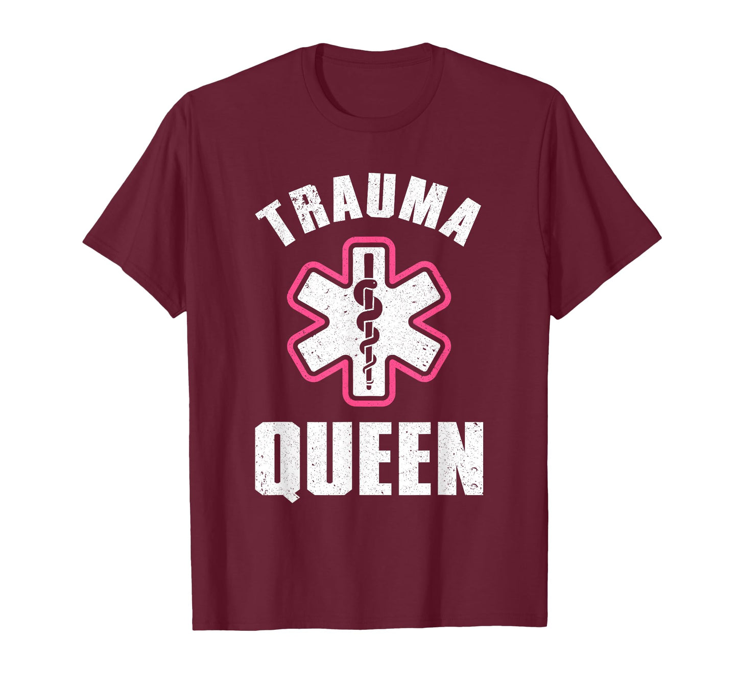 EMT Paramedic Gift EMS First Responder Accessories Funny Paramedic Design For Women Girls EMT Trauma Queen T-Shirt