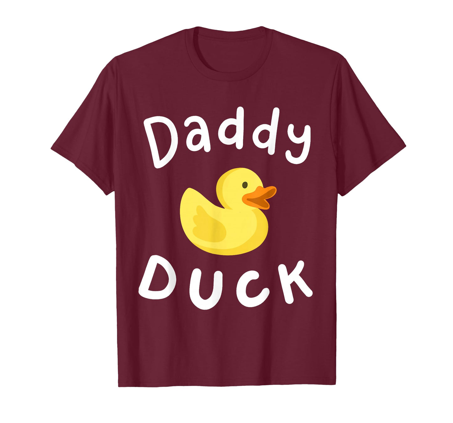 Daddy Duck Birthday Rubber Duck Lover Family Matching Men T-Shirt