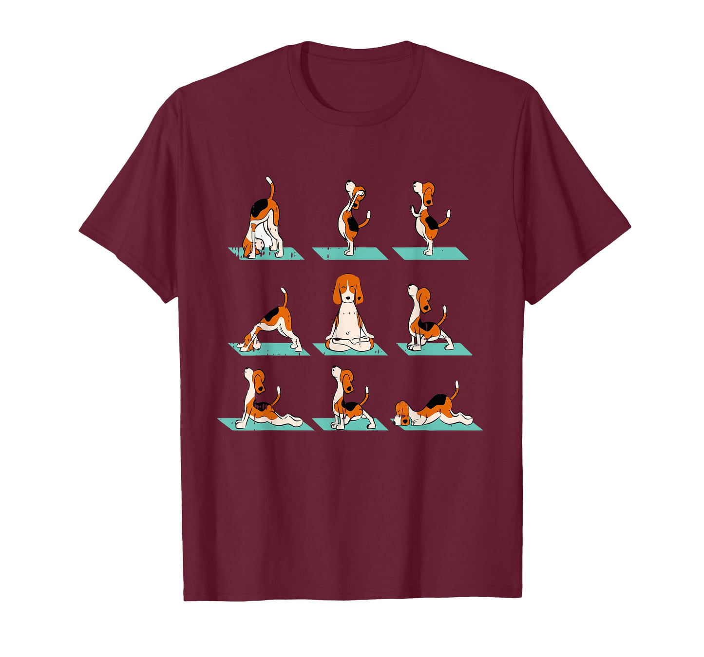 Funny Dog Yoga Pose Lover Namaste Gift Fitness Outfit T-Shirt