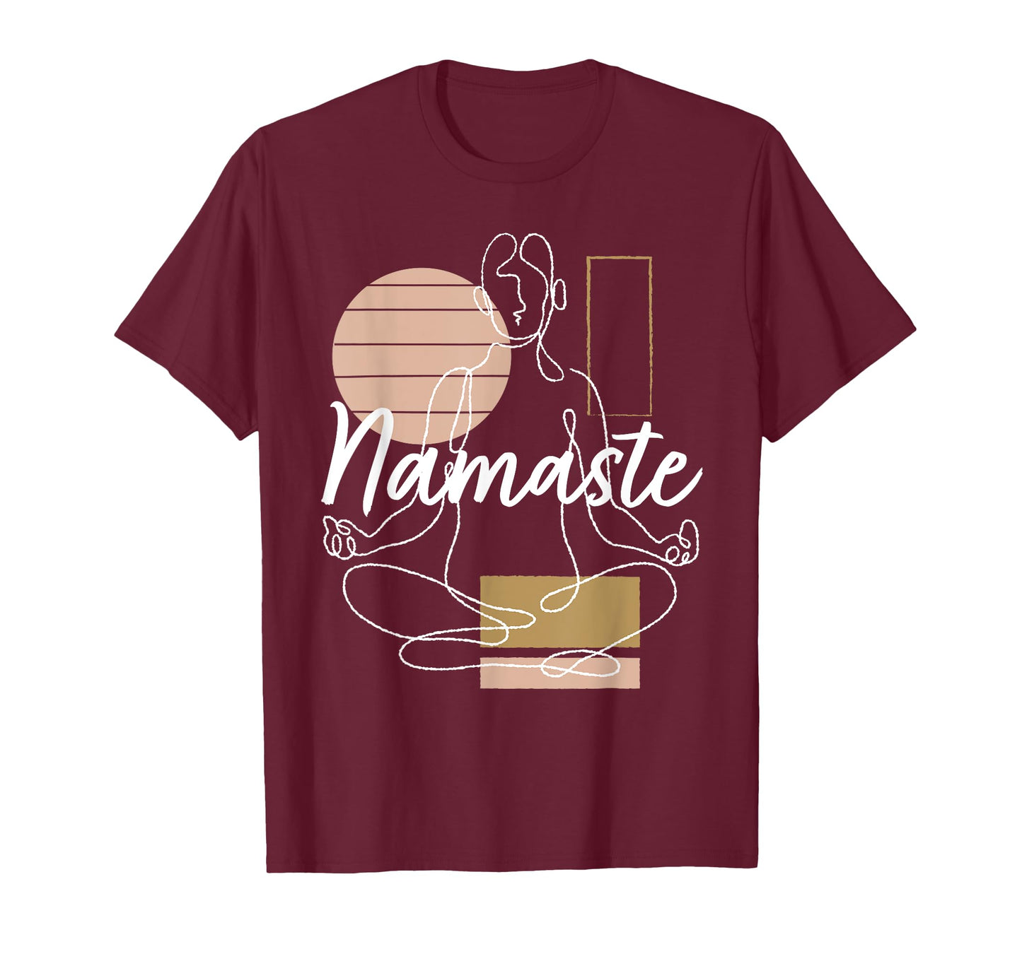 Namaste Girl Yoga Woman Yoga Meditation Yoga T-Shirt