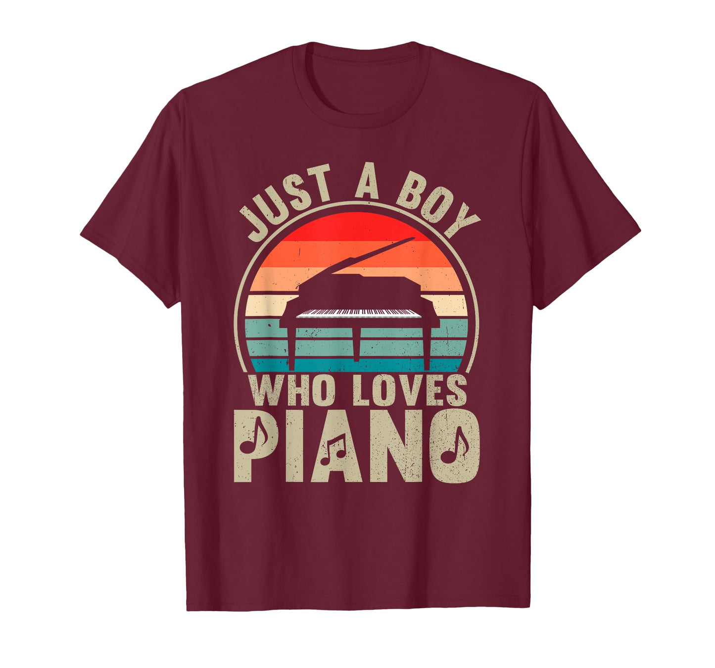 Just a Boy Who Loves Piano Recto Pianist T-Shirt