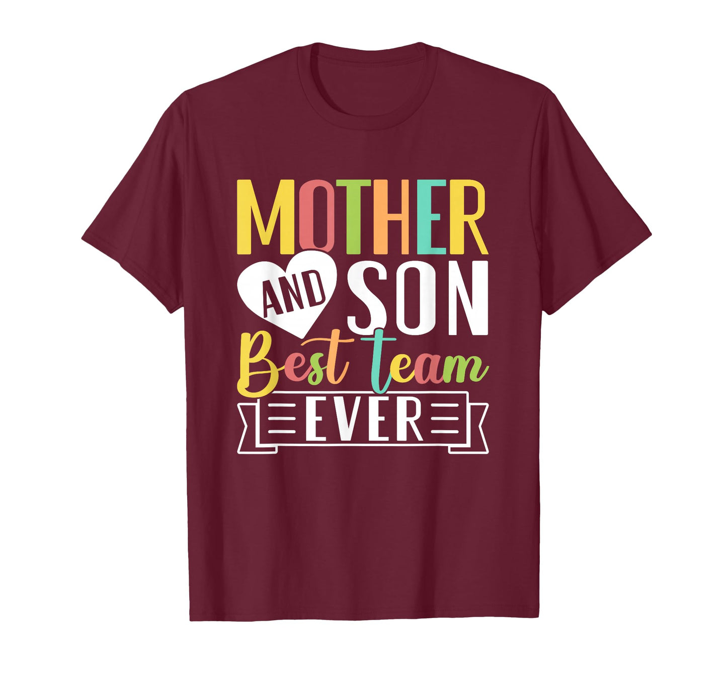 Mothers Day Mama Mom Son Love Mommy Mama Mother's Black Unisex Classic Fit Crew Neck Short Sleeve T-Shirt