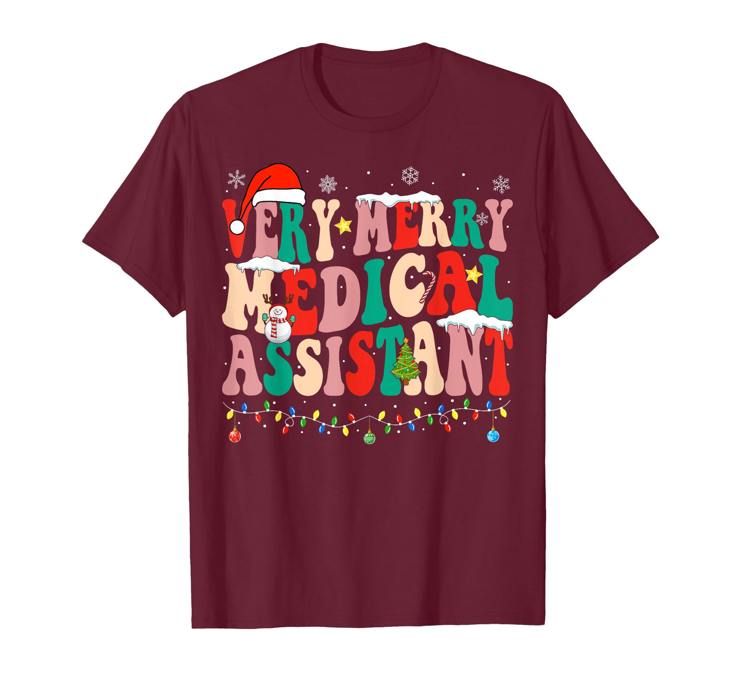 Very Merry Medical Assistant Christmas Medical Assistant T-Shirt