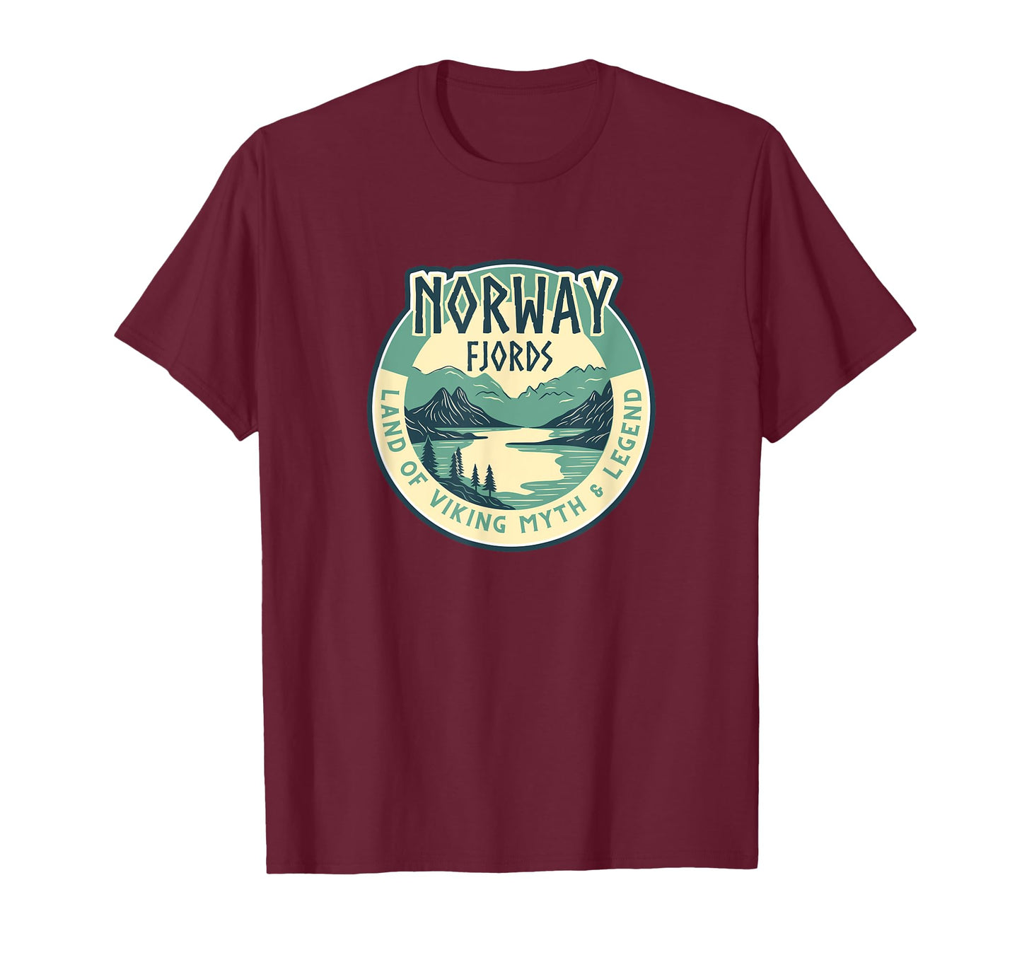 Norway Norwegian Fjords Scandinavia Vacation Vikings Nordic T-Shirt