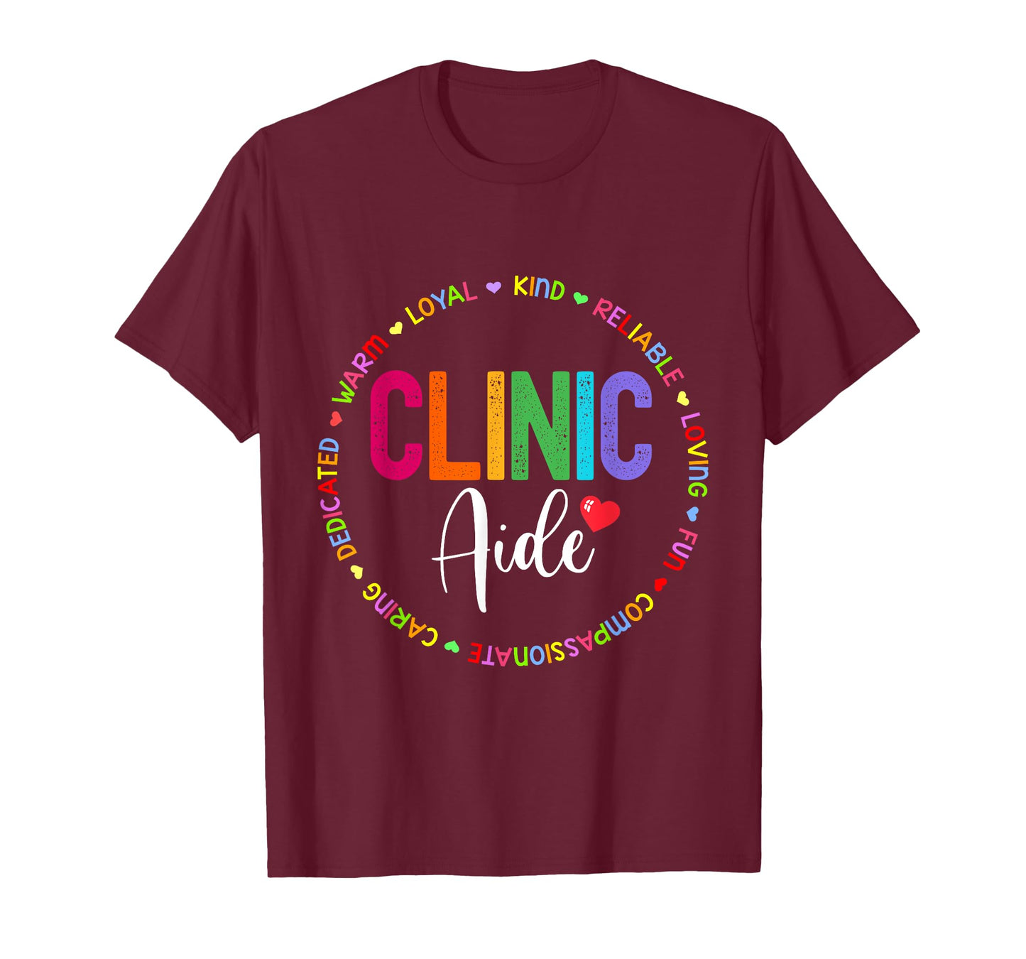 Clinic Aide For School Nurse Appreciation Week Back School T-Shirt