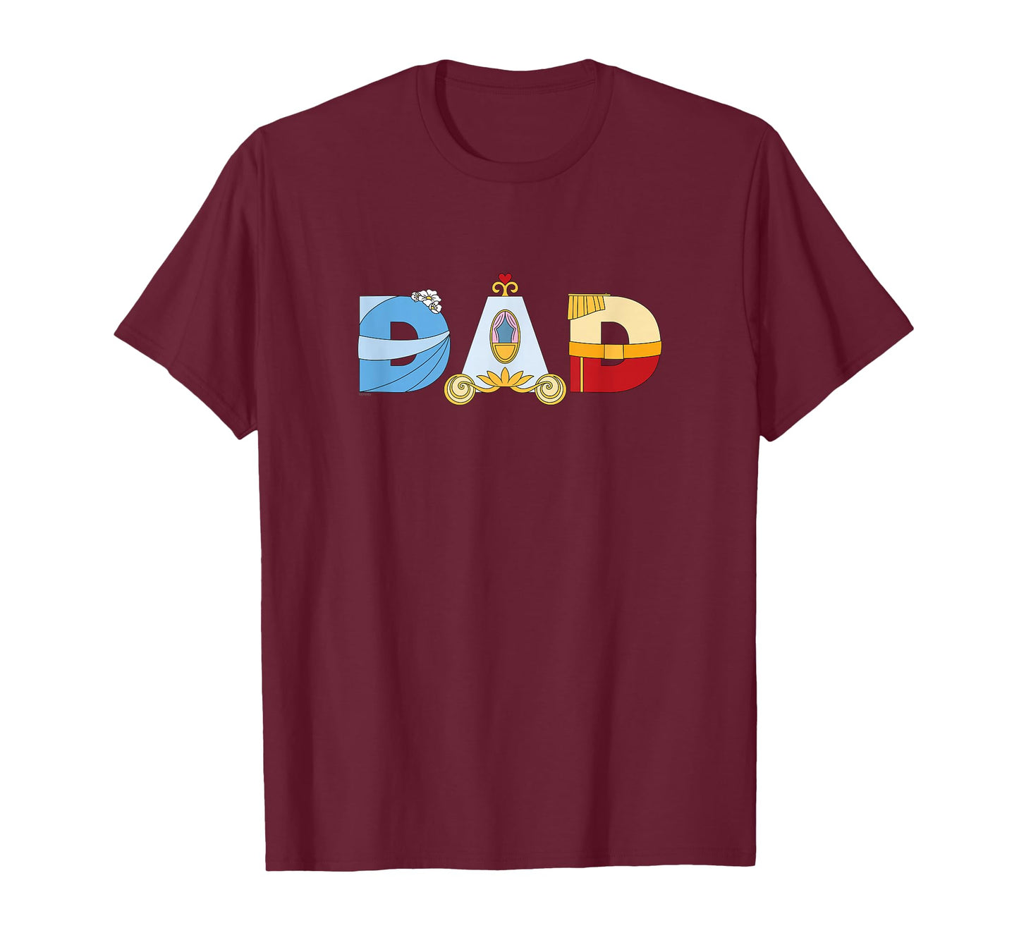 Disney Cinderella Letters Father’s Day Birthday Best Dad T-Shirt