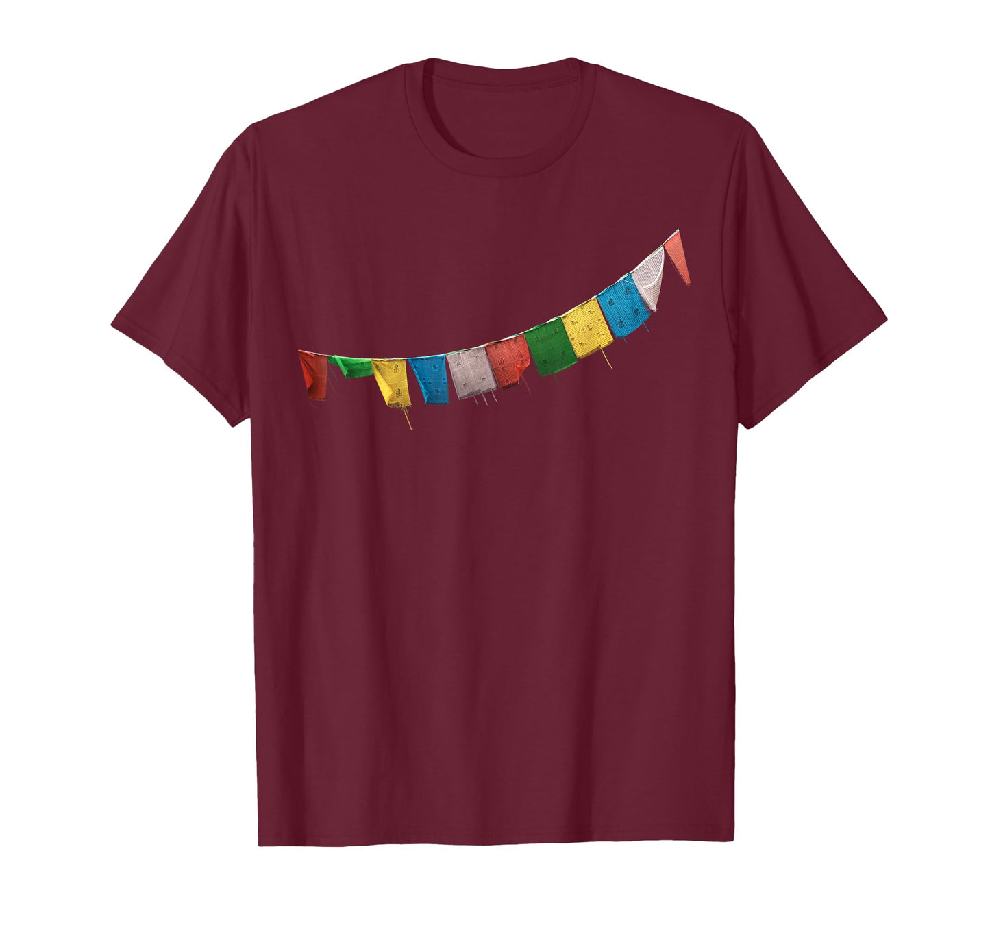 Tibetan Prayer Flag T-Shirt - Meditation & Qi Gong Shirt T-Shirt