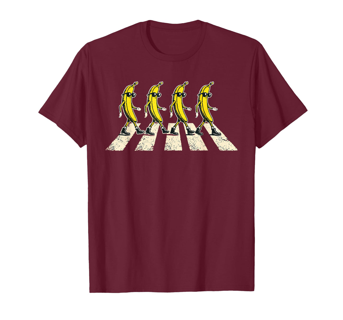 Retro Banana Novelty Men Women Kids Funny Banana T-Shirt