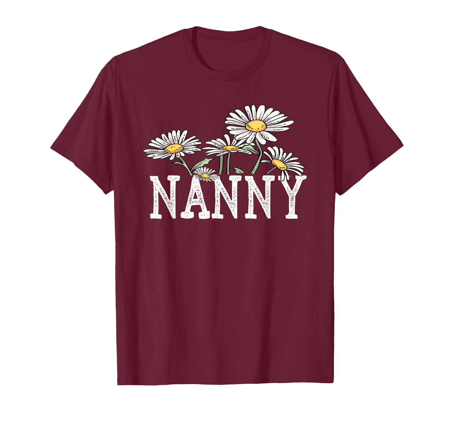 Nanny Floral Chamomile Design Mother's Day Gifts Nanny T-Shirt