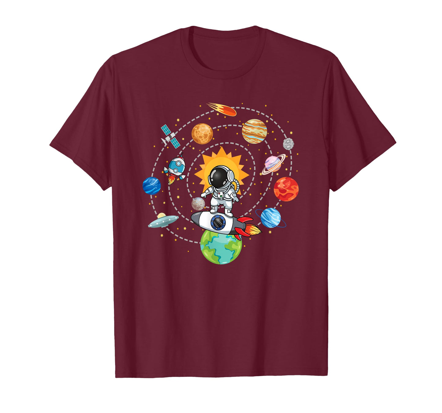 Solar System Planets Science Space Astronaut Universe Galaxy T-Shirt
